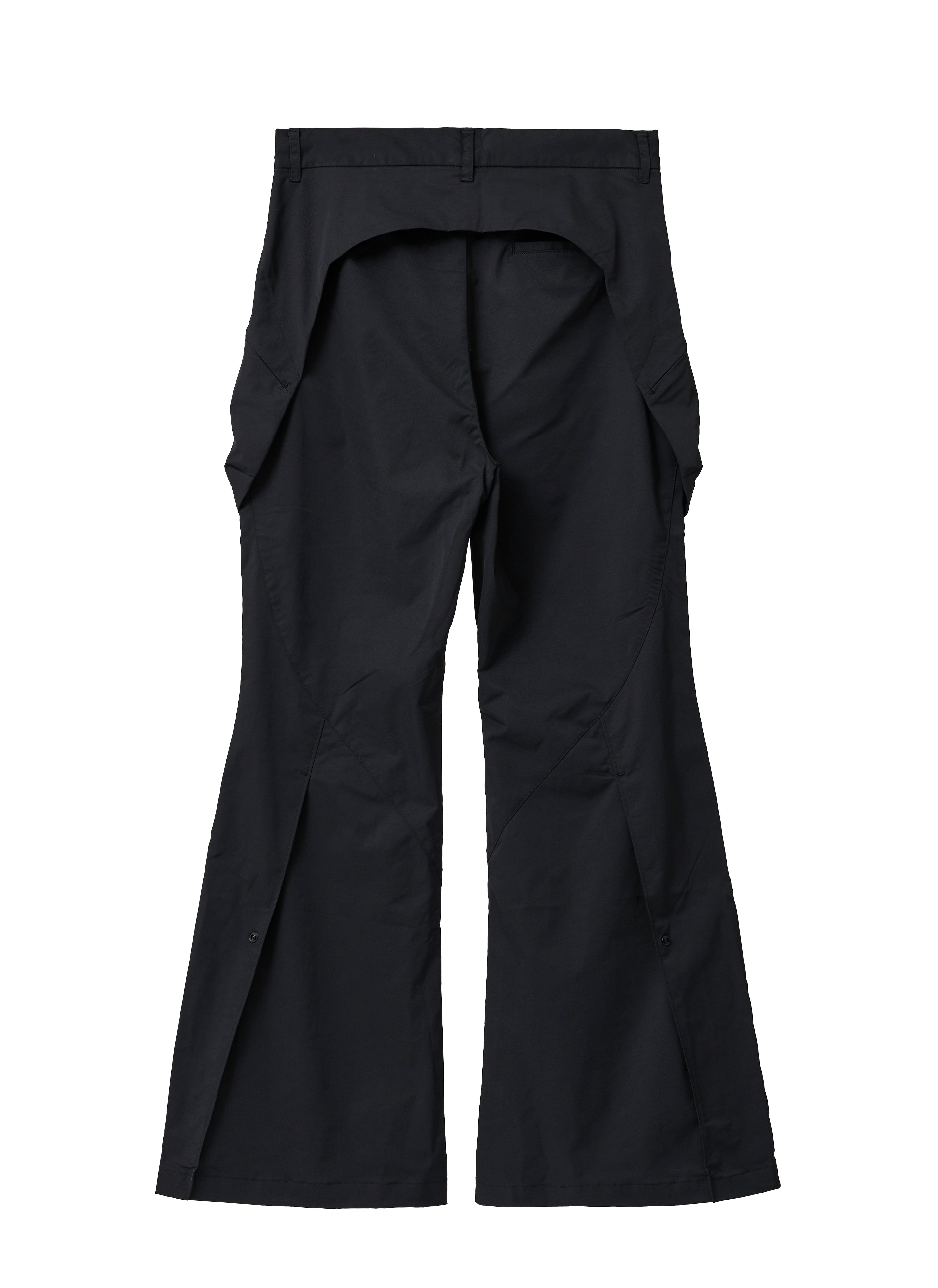 Aero-Flared Cargo Pants - Black