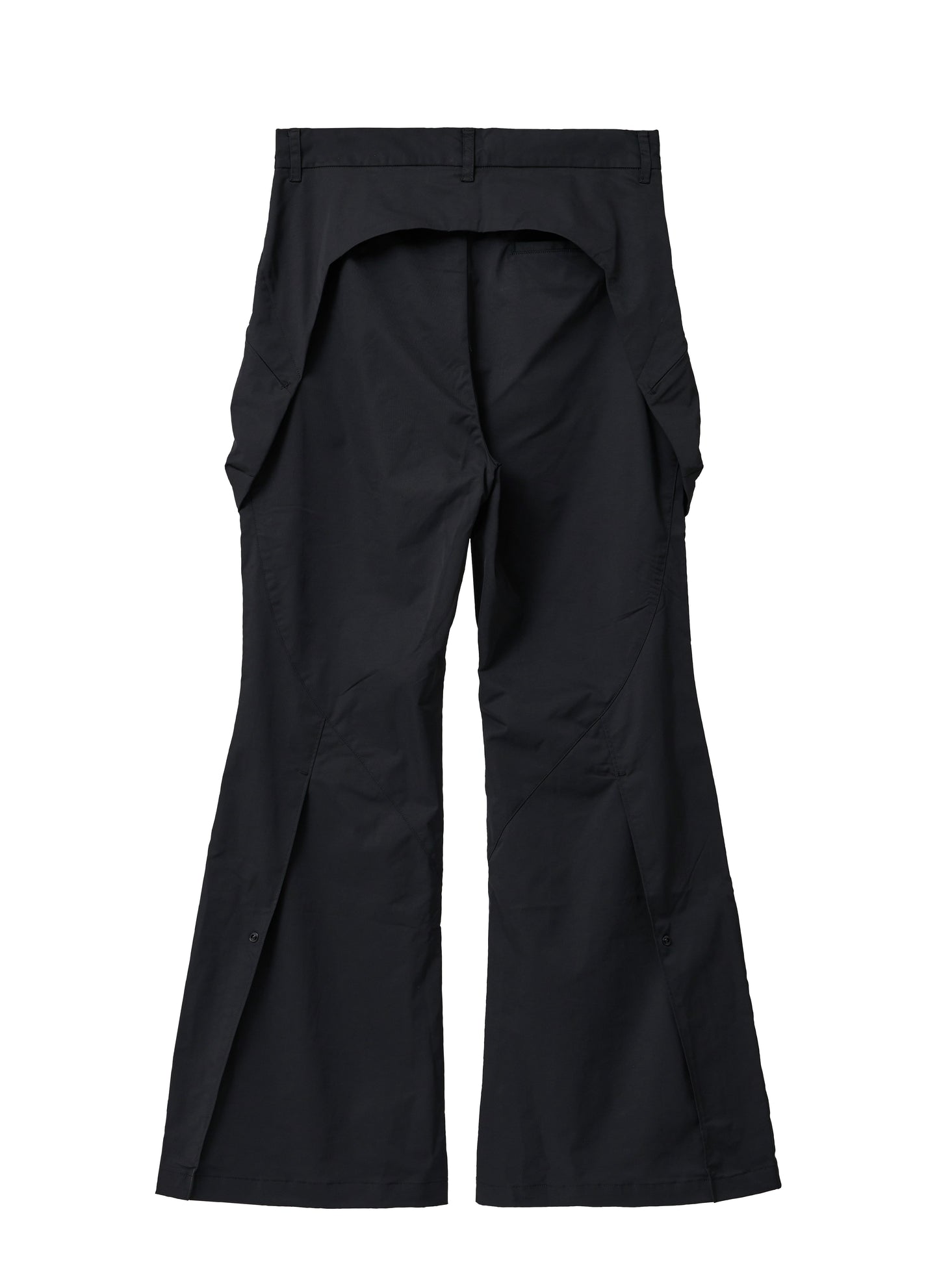 Aero-Flared Cargo Pants - Black