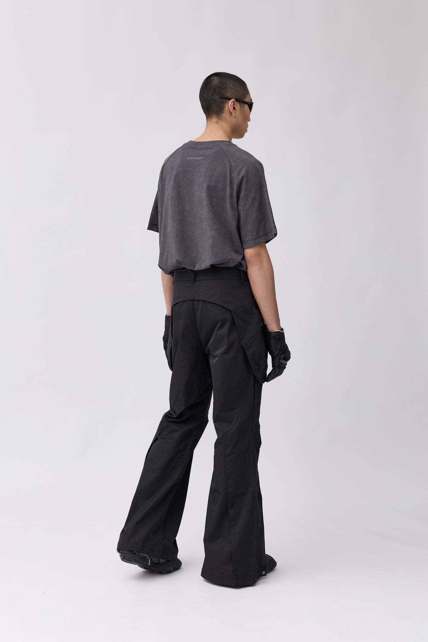 Aero-Flared Cargo Pants - Black