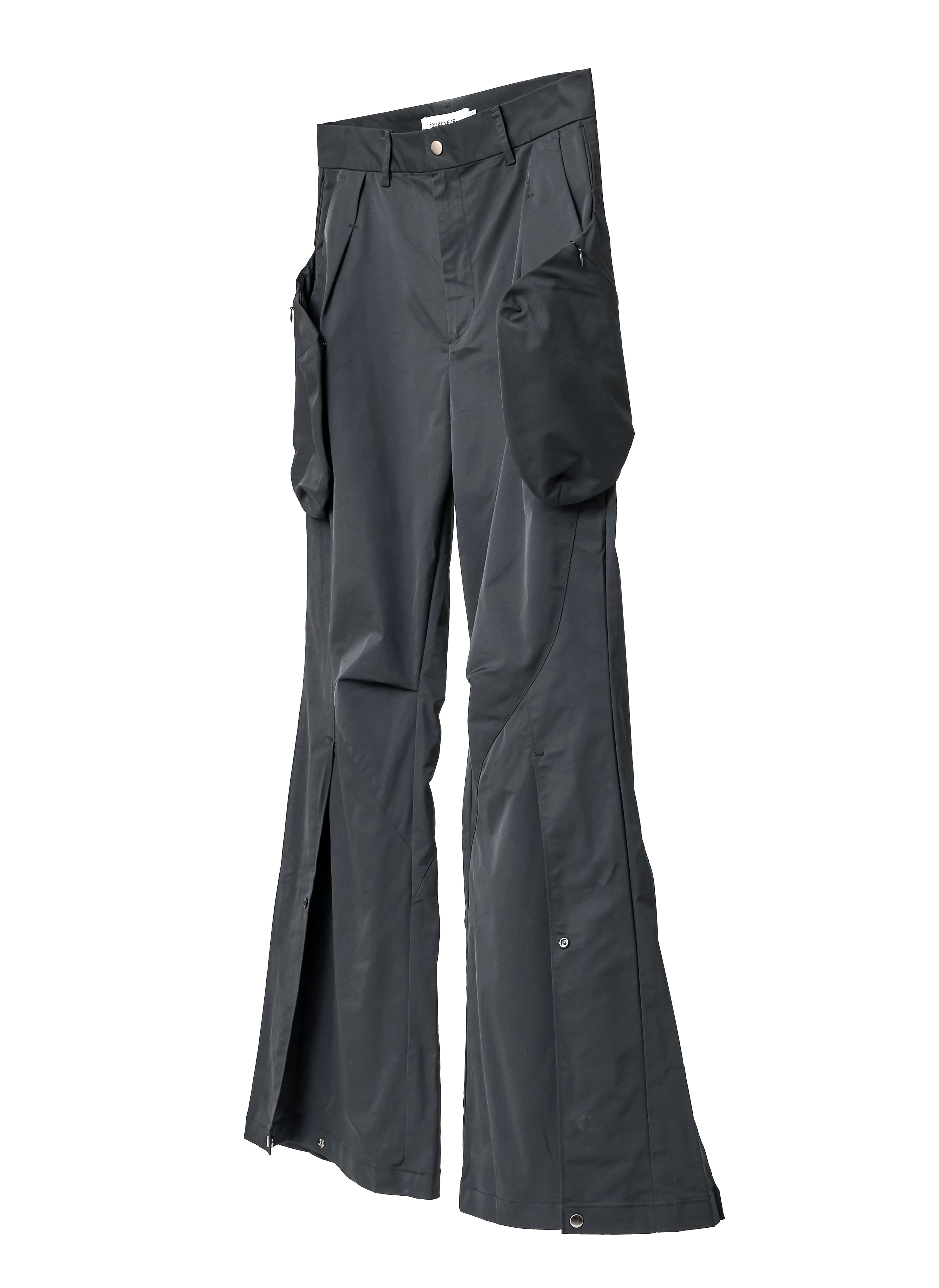 Aero-Flared Cargo Pants - Gray