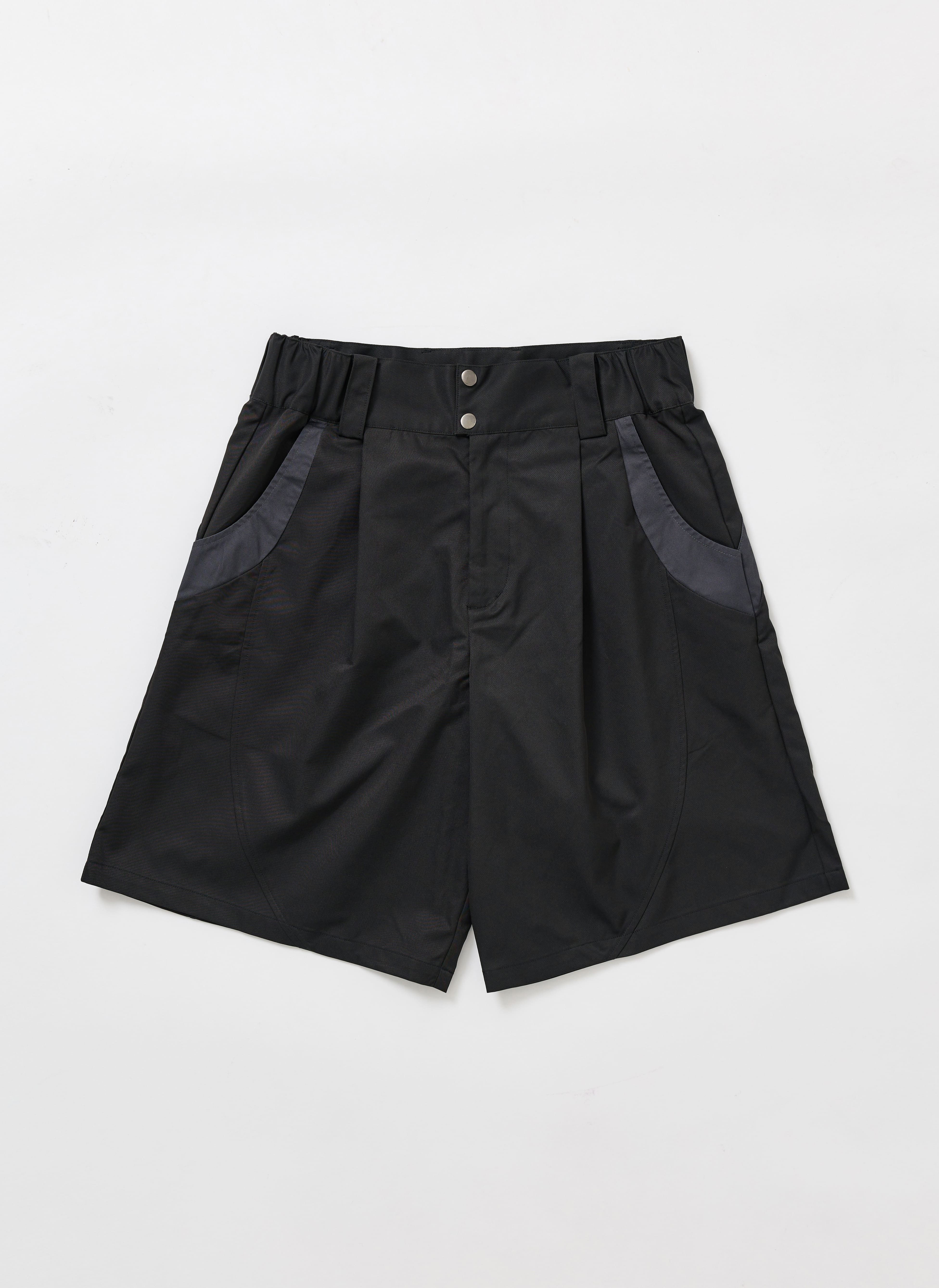 Streamlined Tailored Shorts - Black