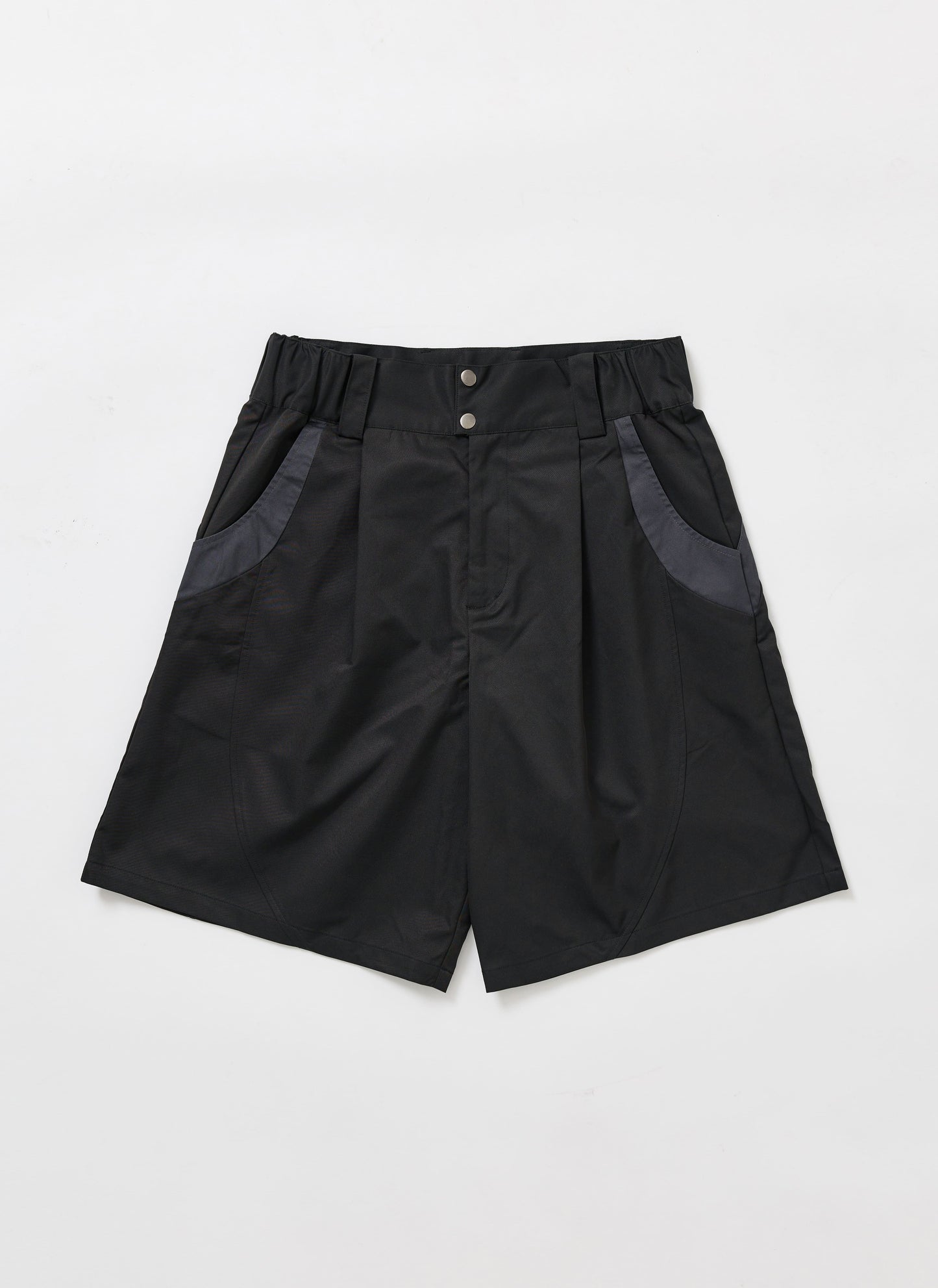 Streamlined Tailored Shorts - Black