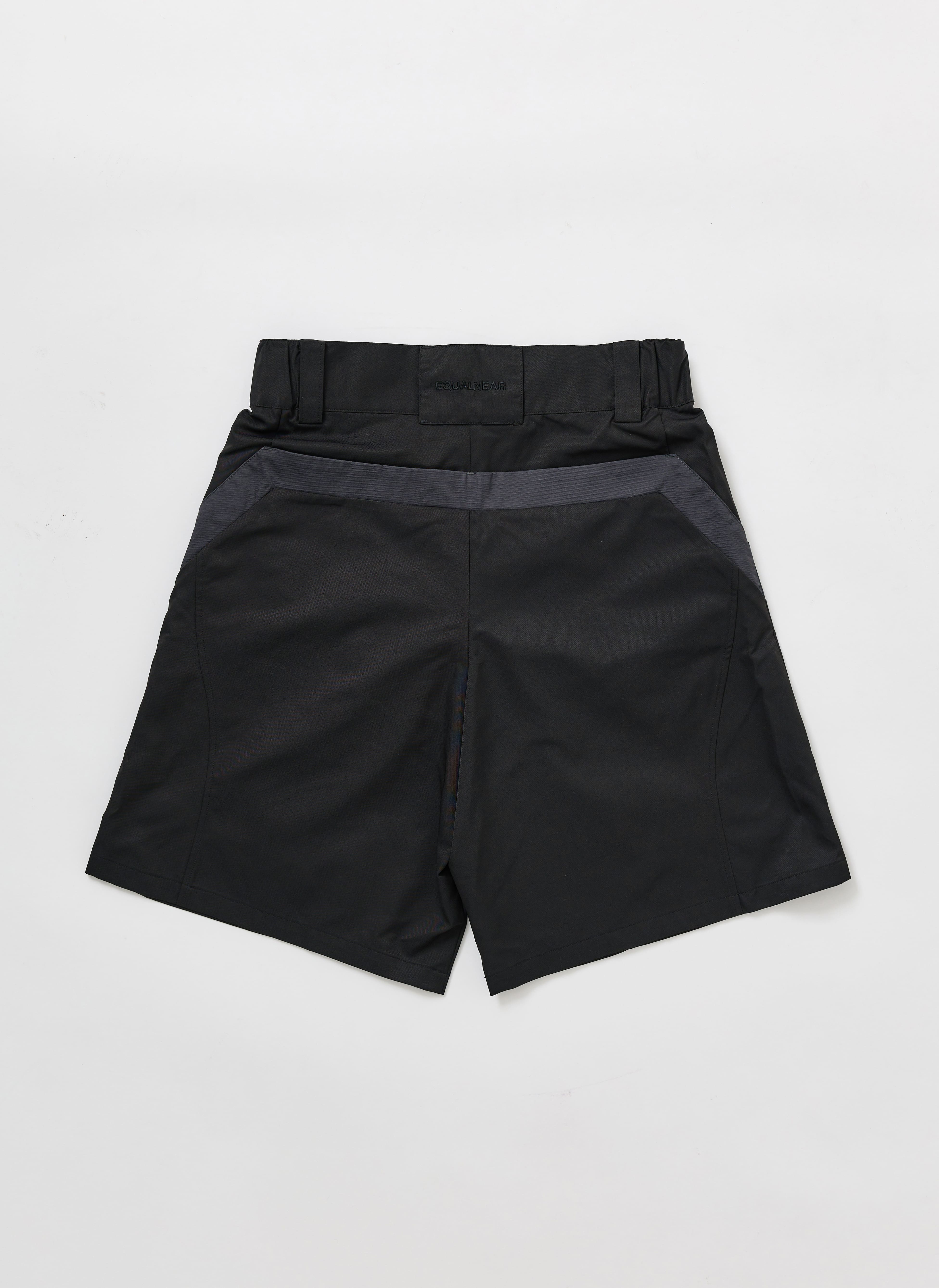 Streamlined Tailored Shorts - Black
