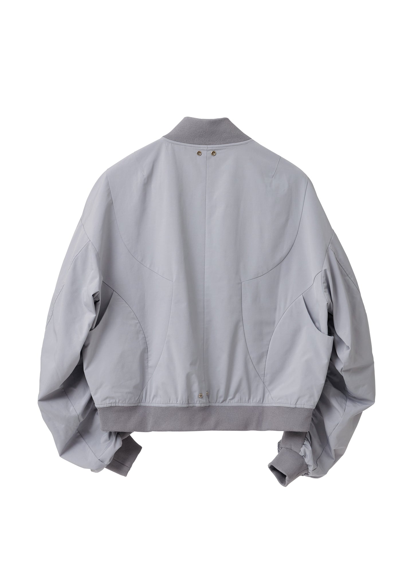 Streamlined Bomber Jacket - Gray