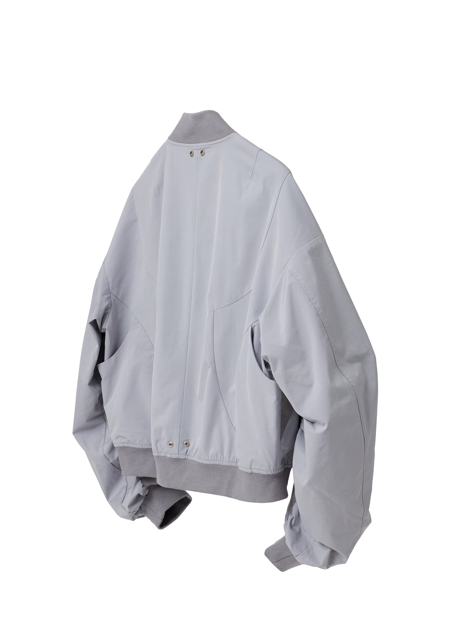 Streamlined Bomber Jacket - Gray