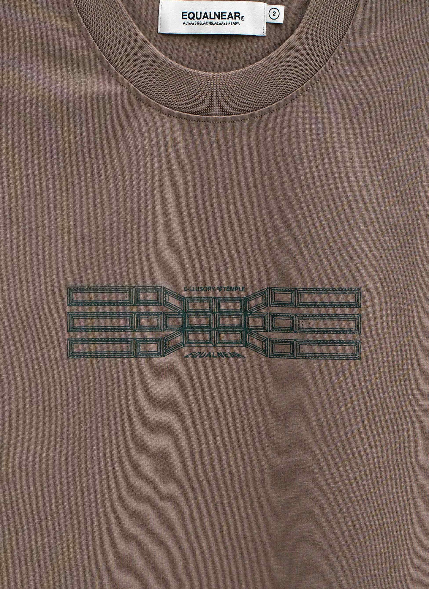E Dimension Tee - Brown