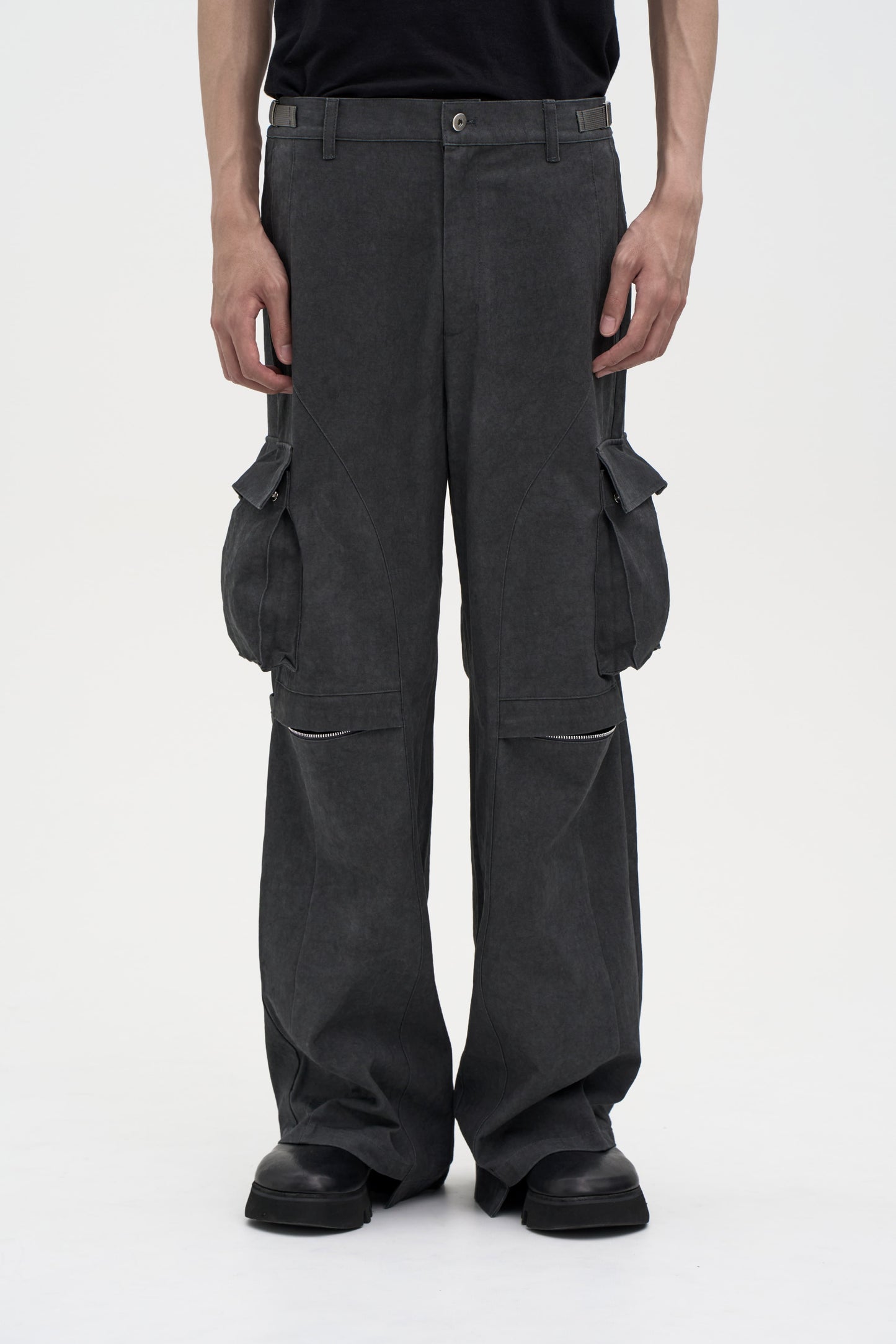 Temple Cargo Pants - Gray