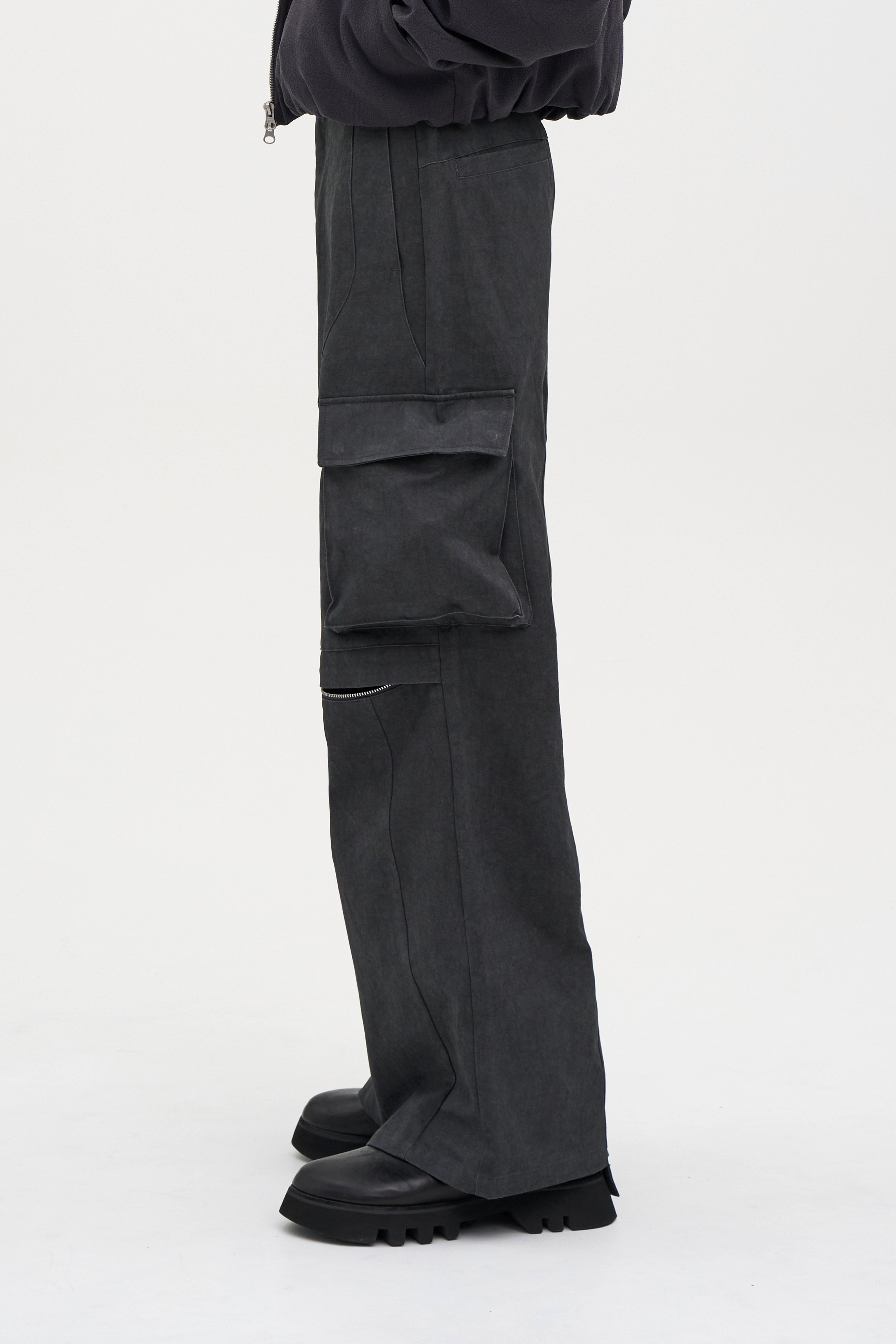 Temple Cargo Pants - Gray