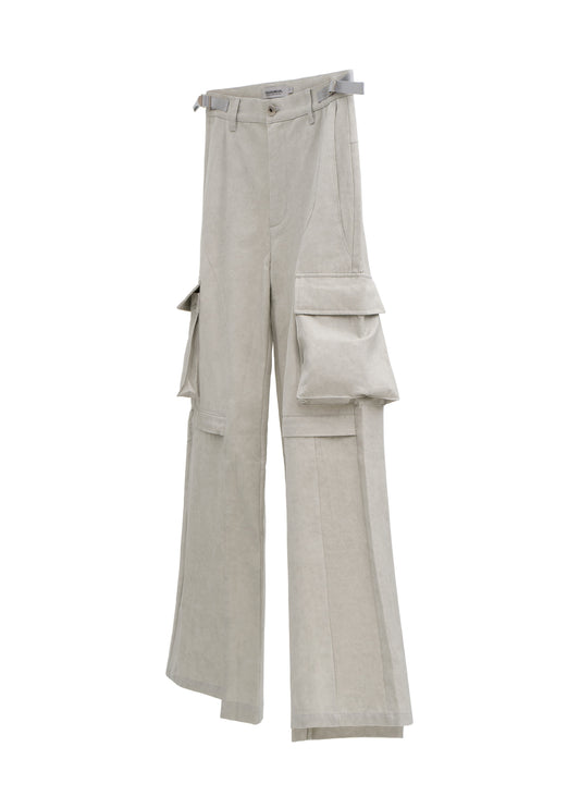 Temple Cargo Pants - Light Gray