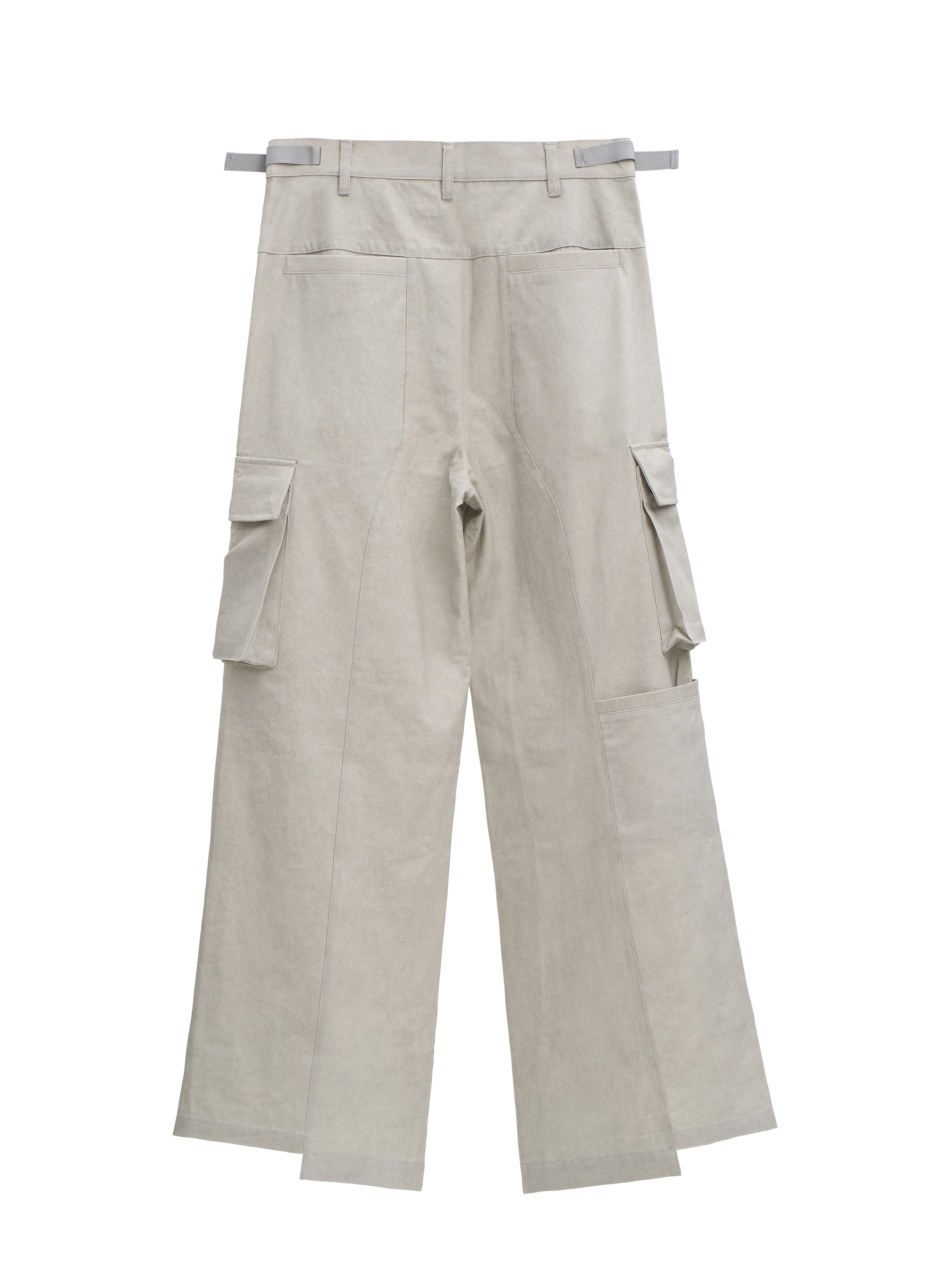 Temple Cargo Pants - Light Gray
