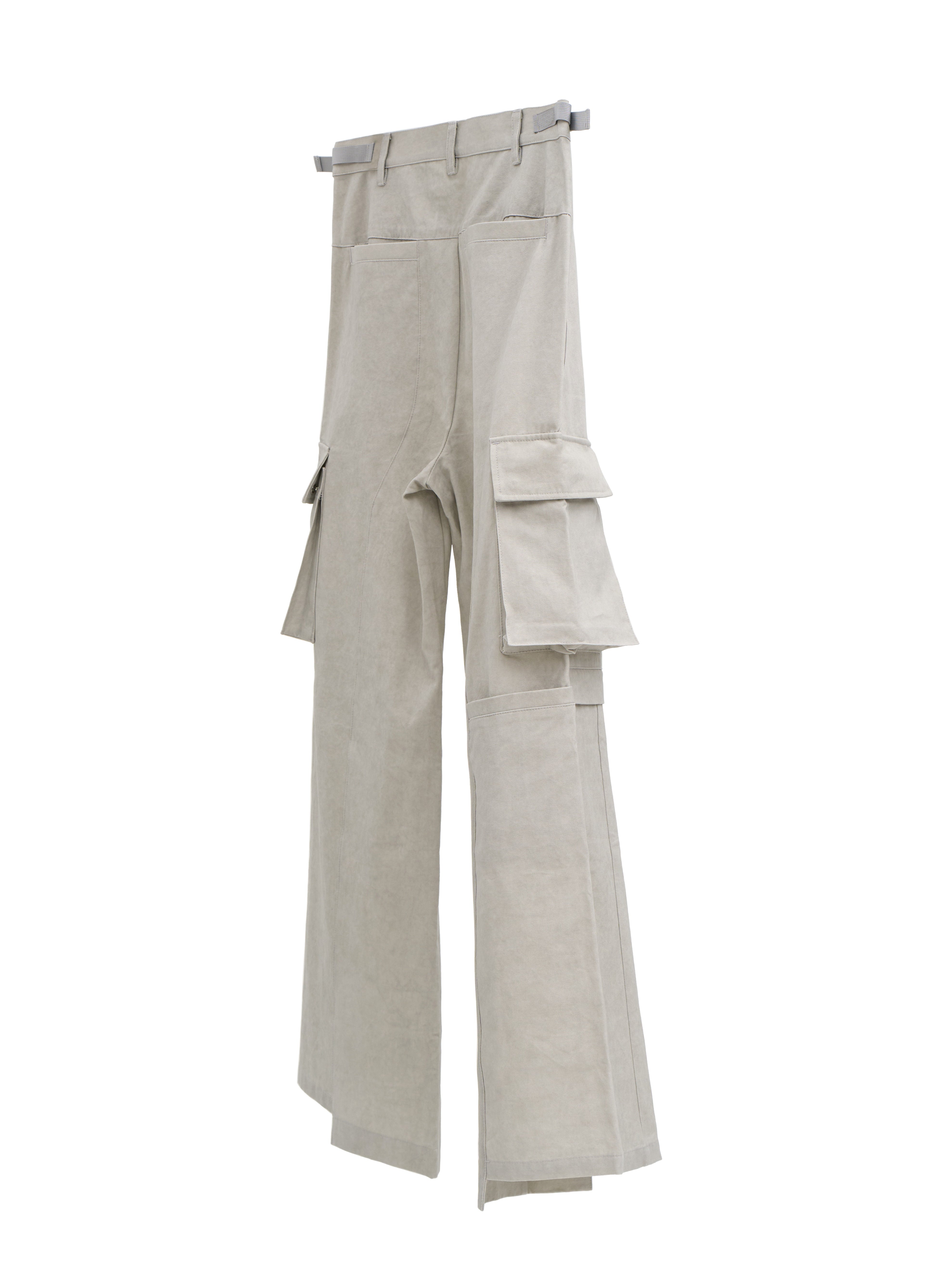 Temple Cargo Pants - Light Gray