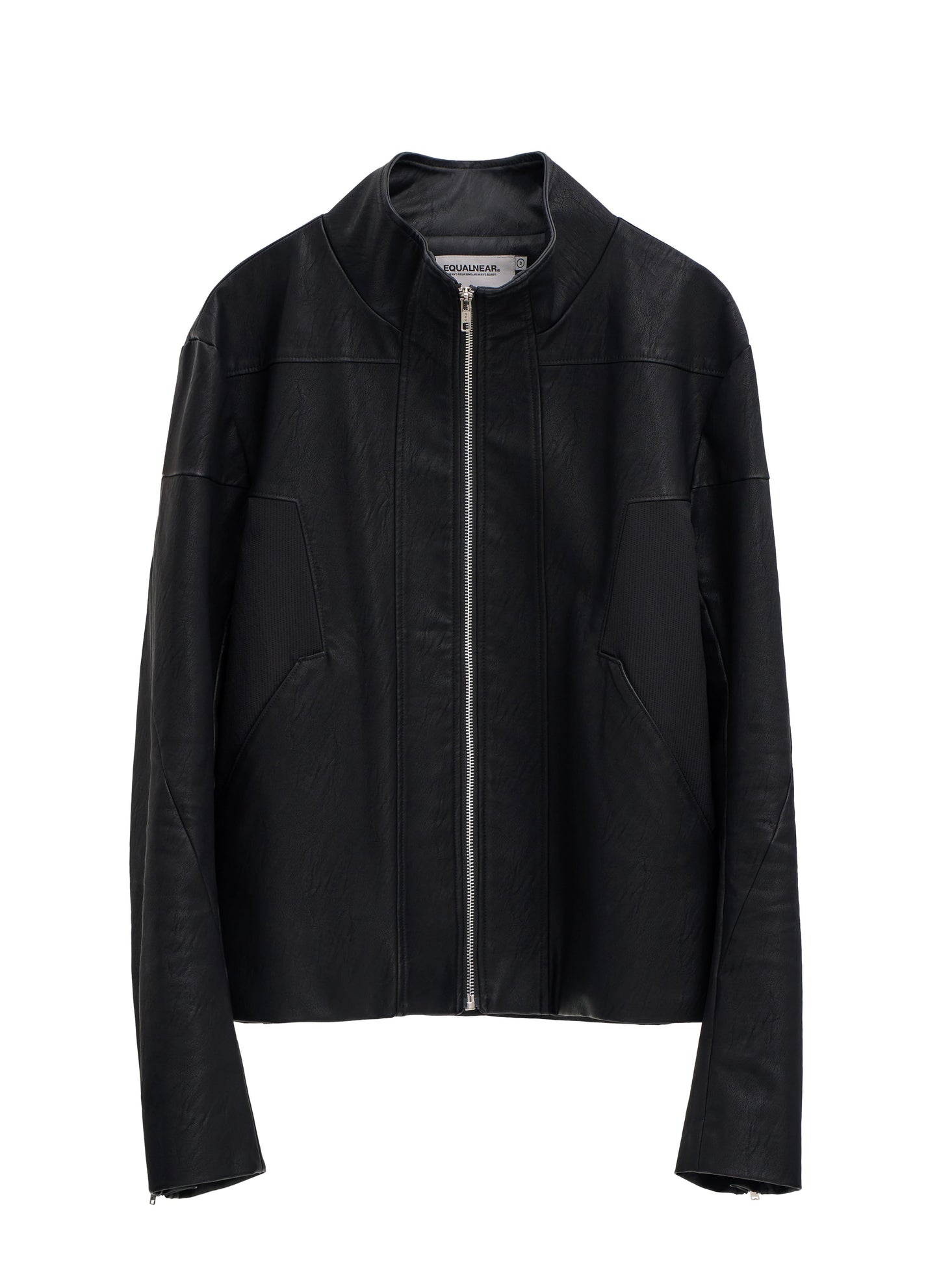 Temple Leather Jacket - Black