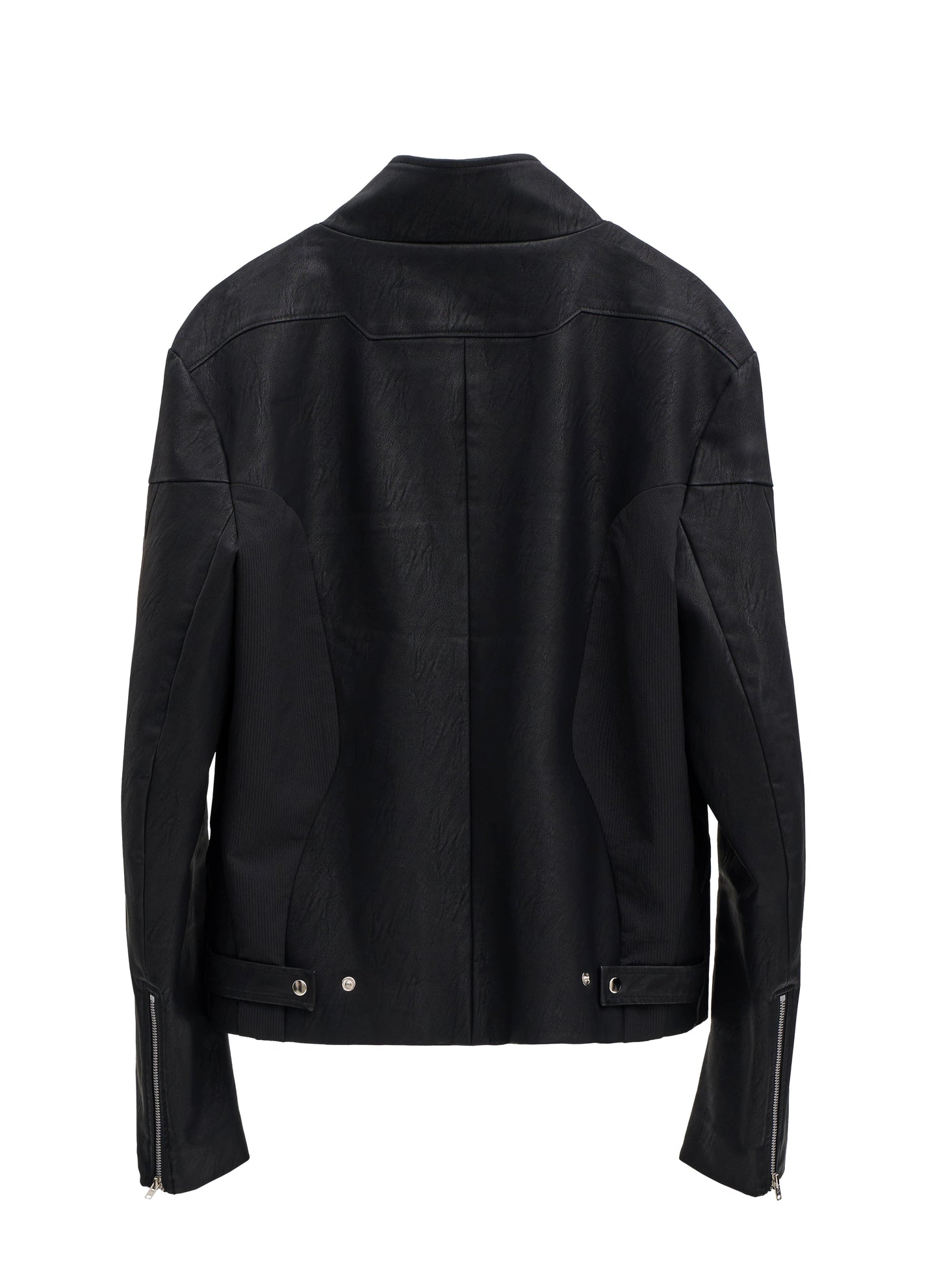 Temple Leather Jacket - Black