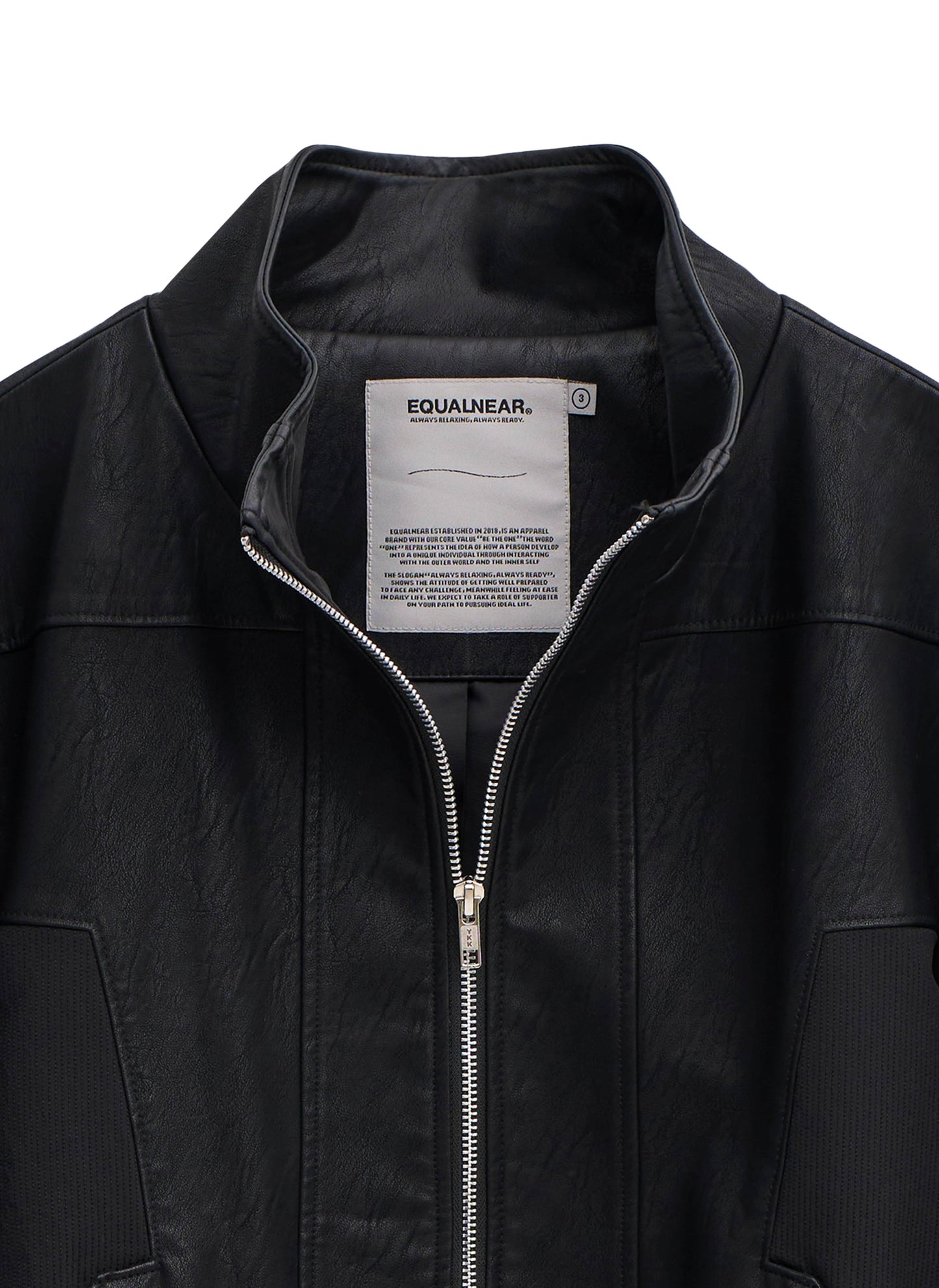 Temple Leather Jacket - Black