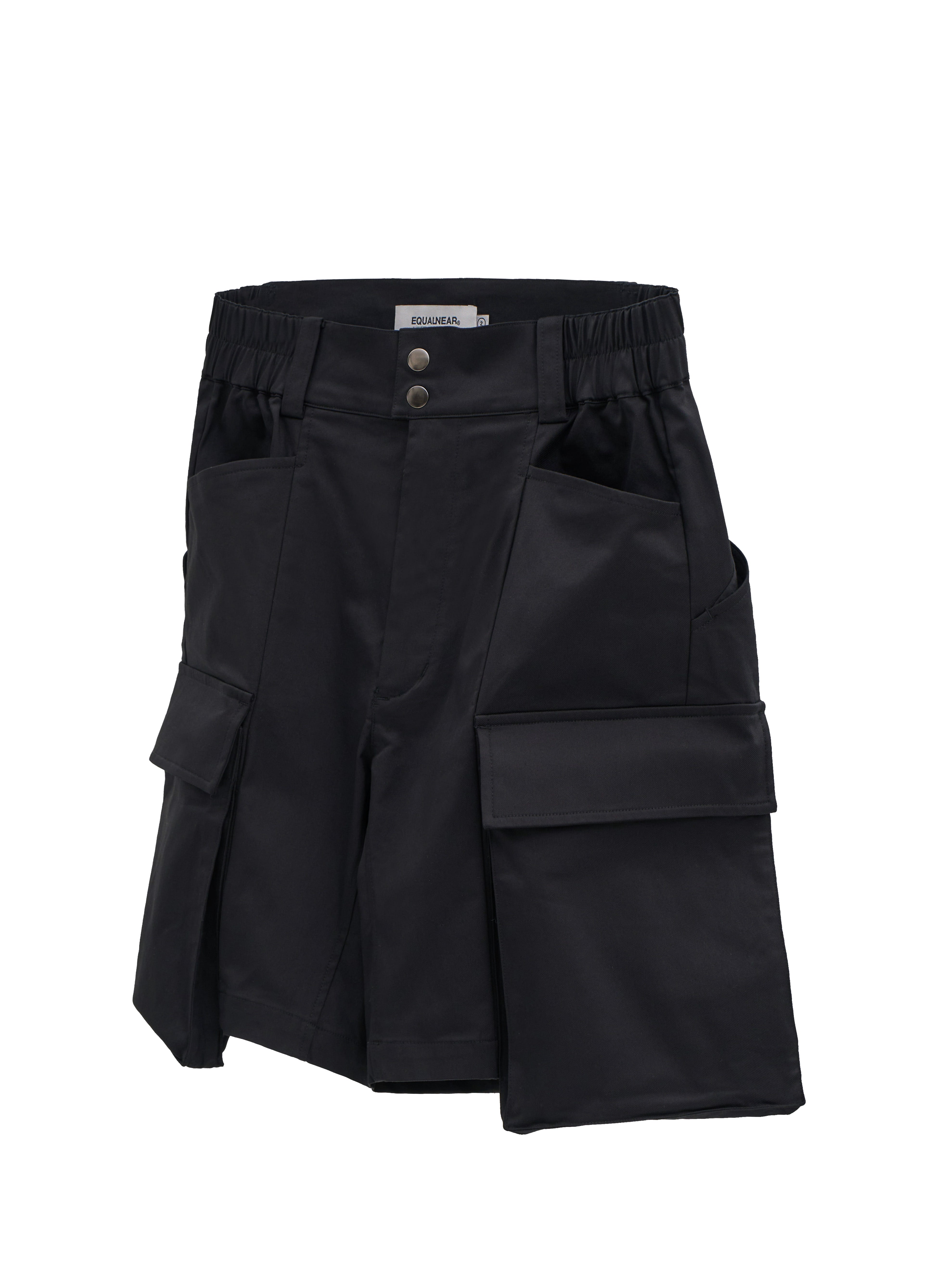 Temple Run Cargo Shorts - Black