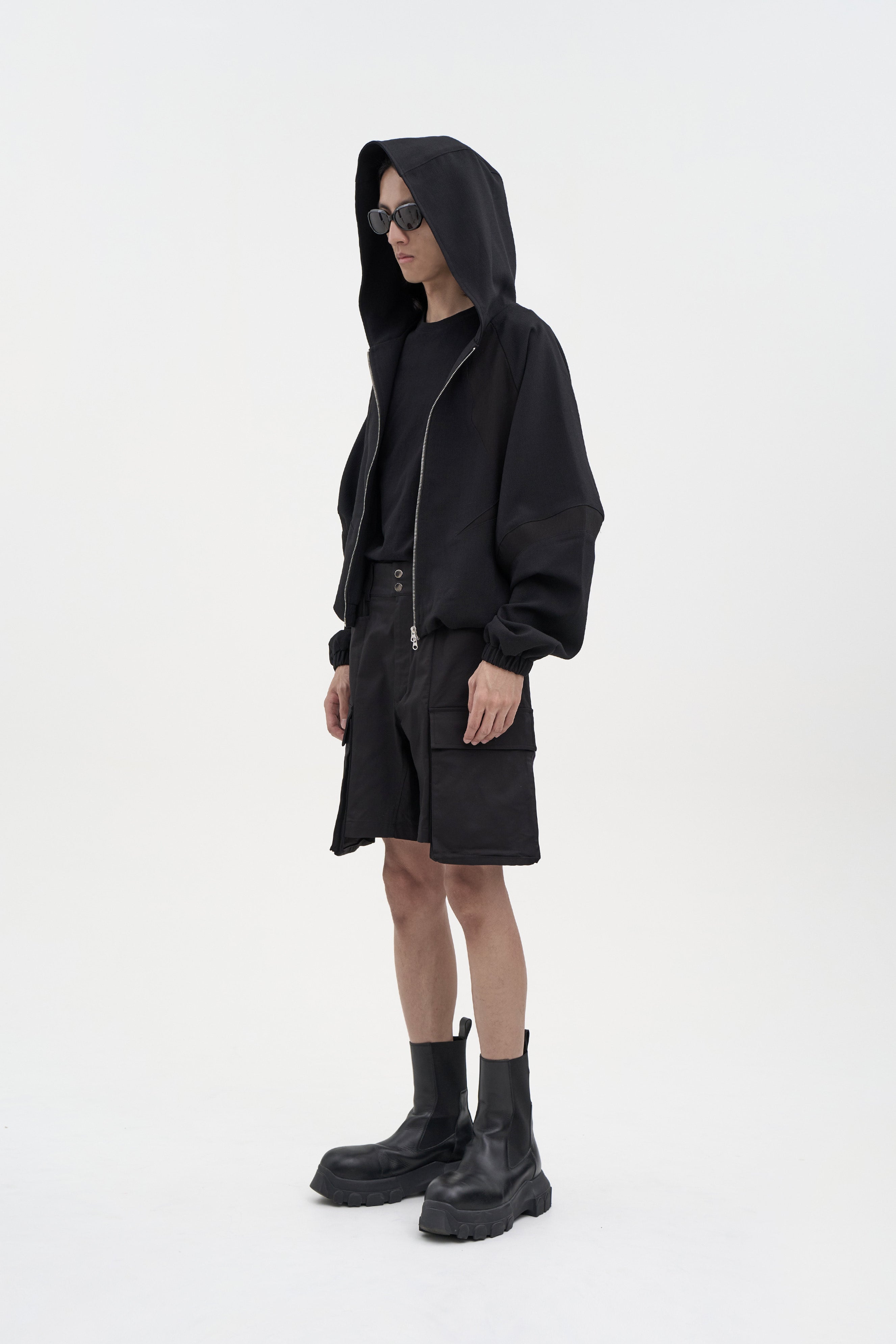 Temple Run Cargo Shorts - Black