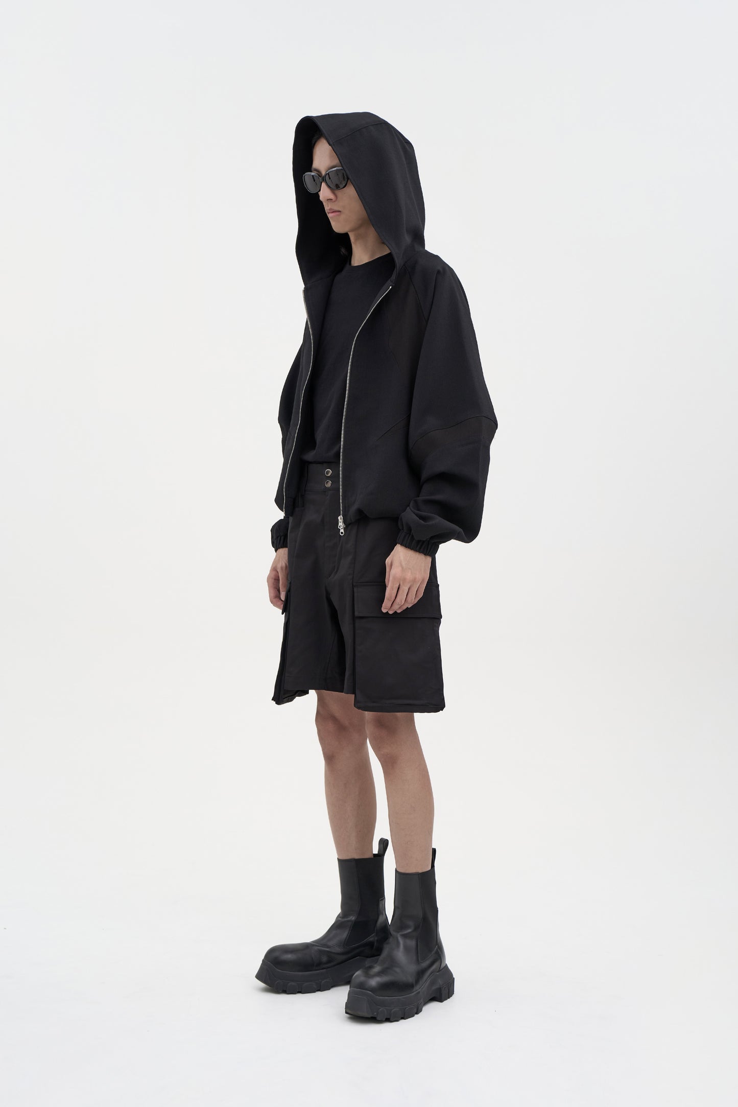 Temple Run Cargo Shorts - Black