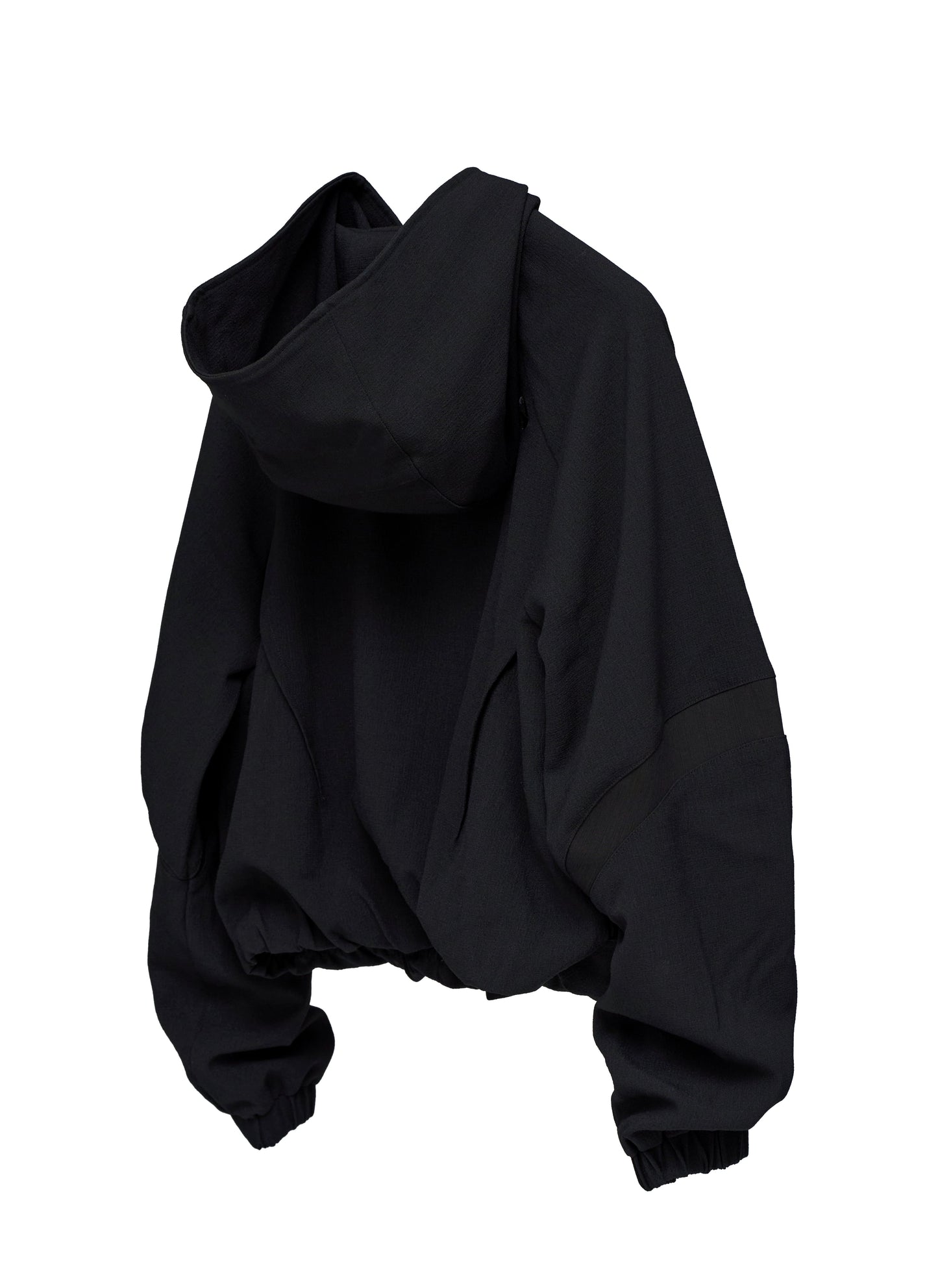 Hermit Zip Hoodie - Black