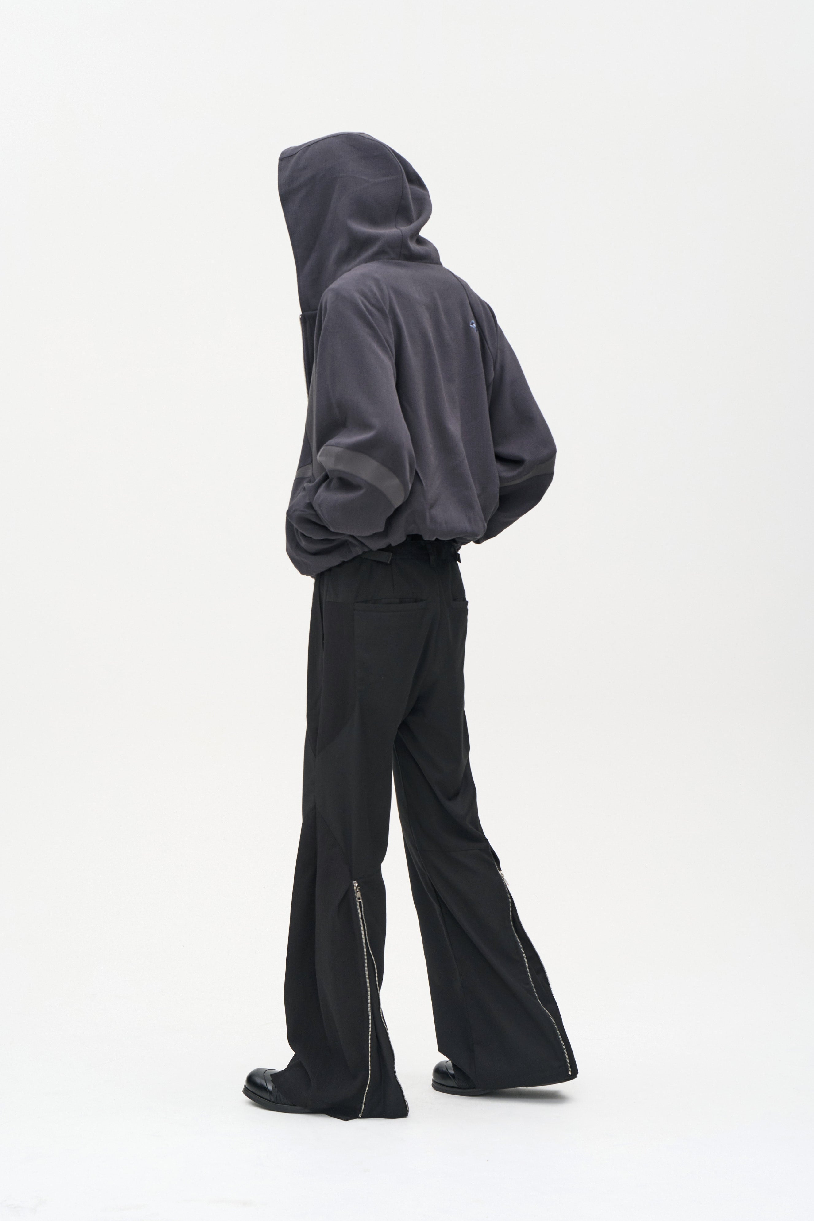 Hermit Zip Hoodie - Gray