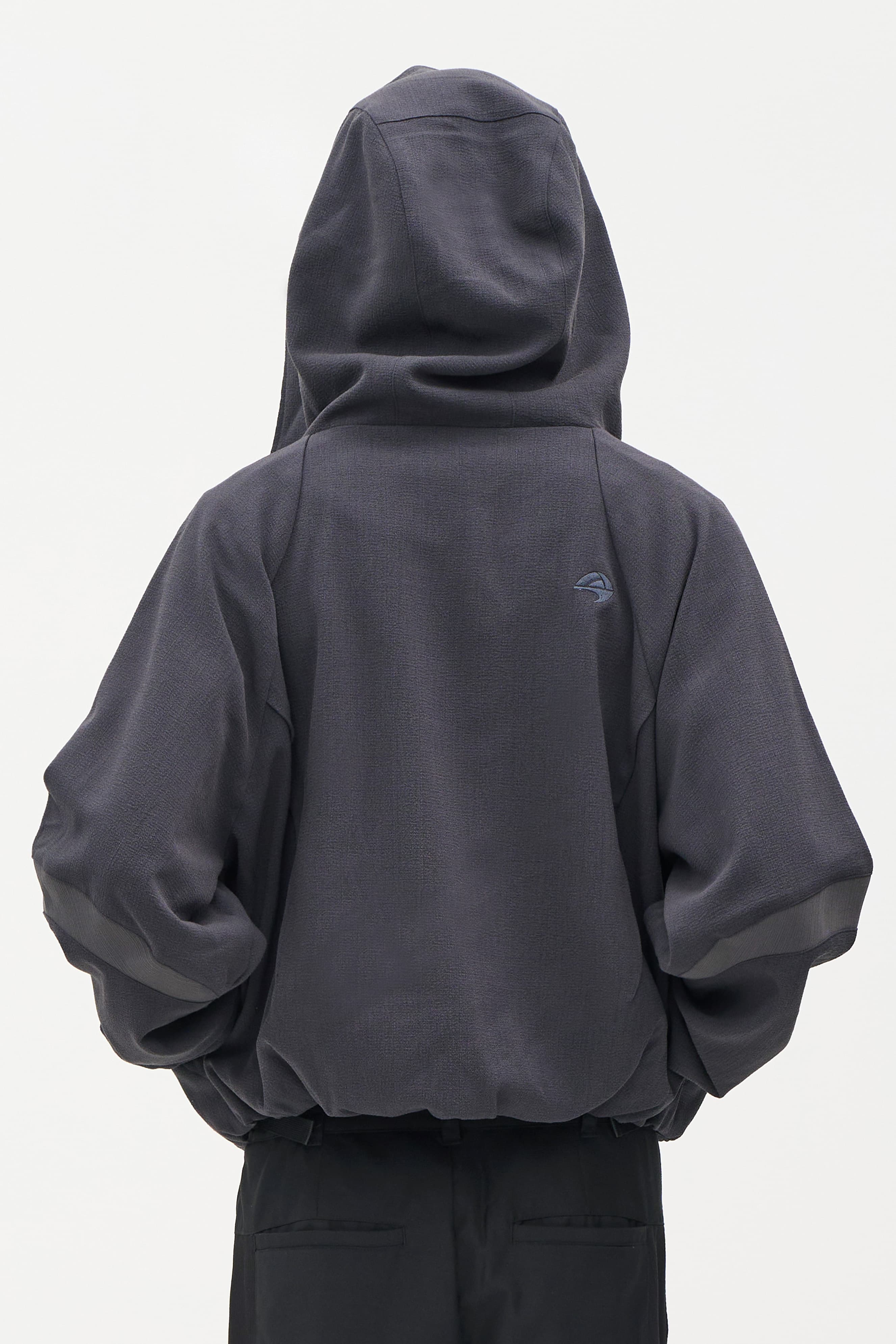 Hermit Zip Hoodie - Gray