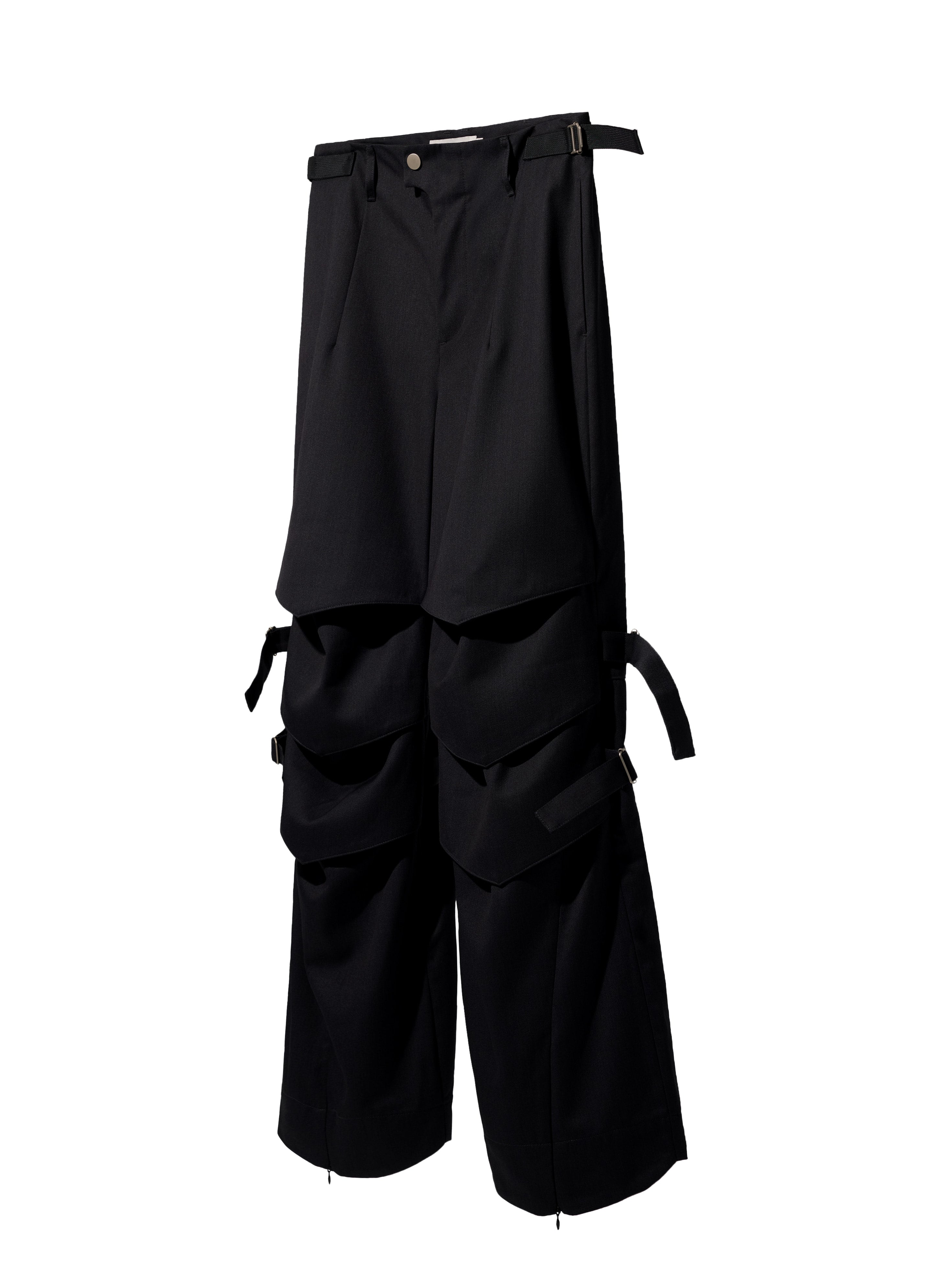 Armor Flared Pants - Black