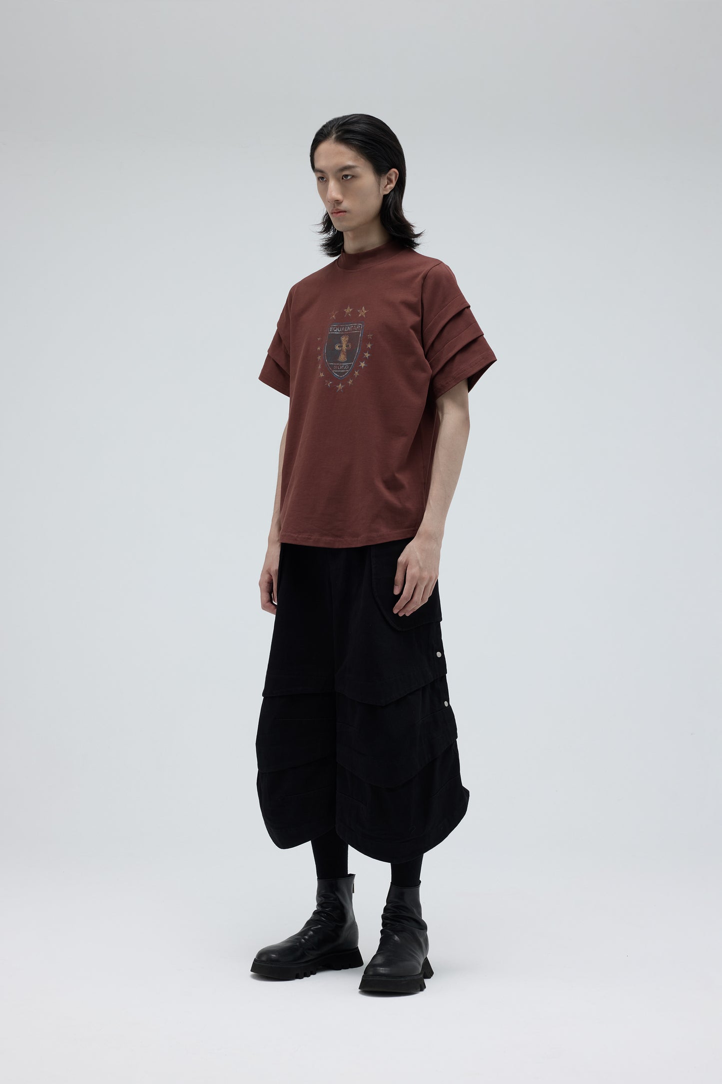 Knight Tee - Burgundy