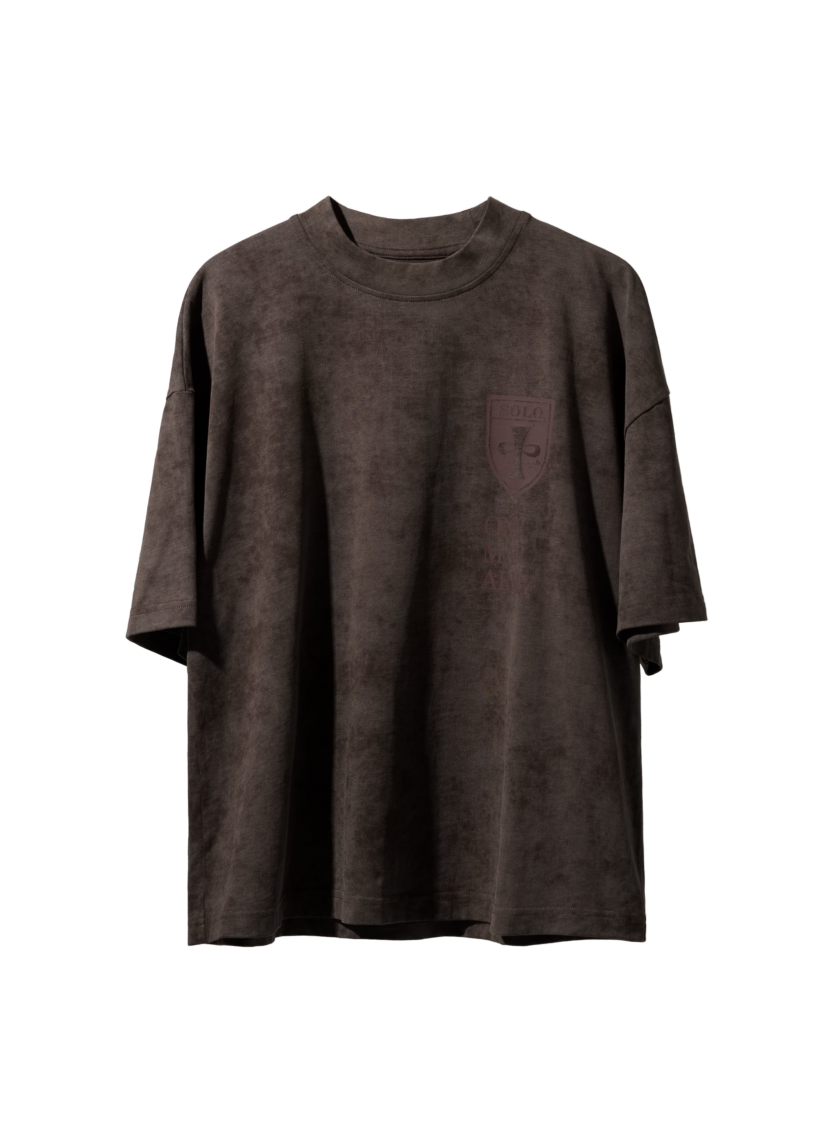 Solo Tee (Boxy Fit) - Brown