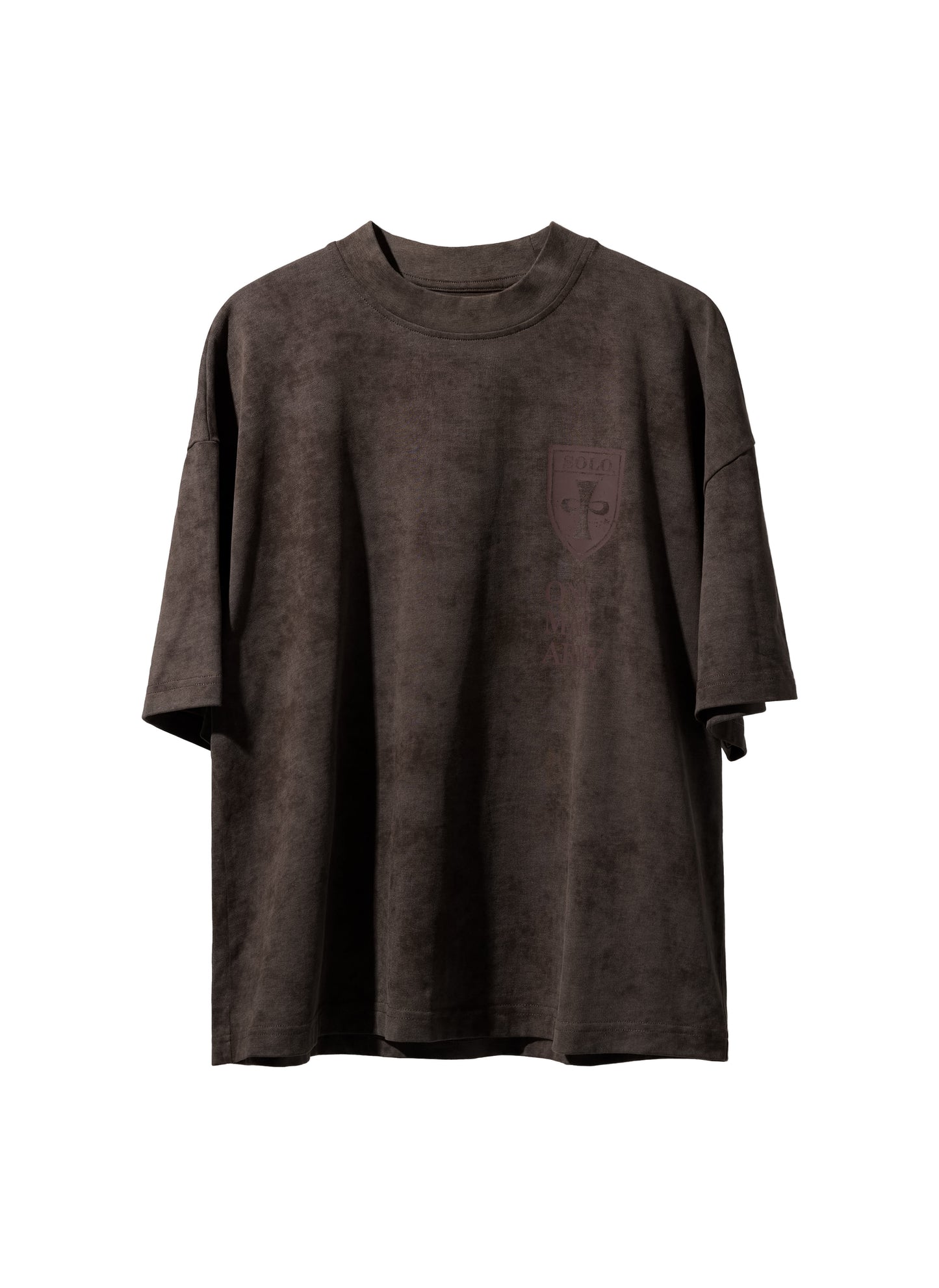 Solo Tee (Boxy Fit) - Brown