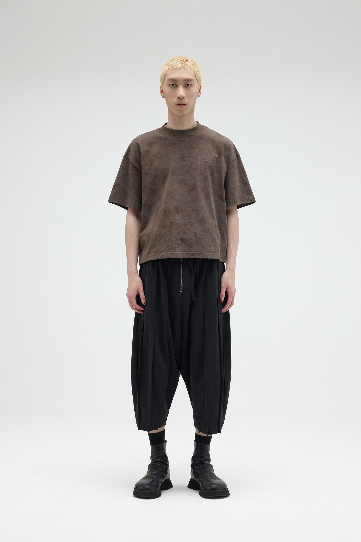 Solo Tee (Boxy Fit) - Brown