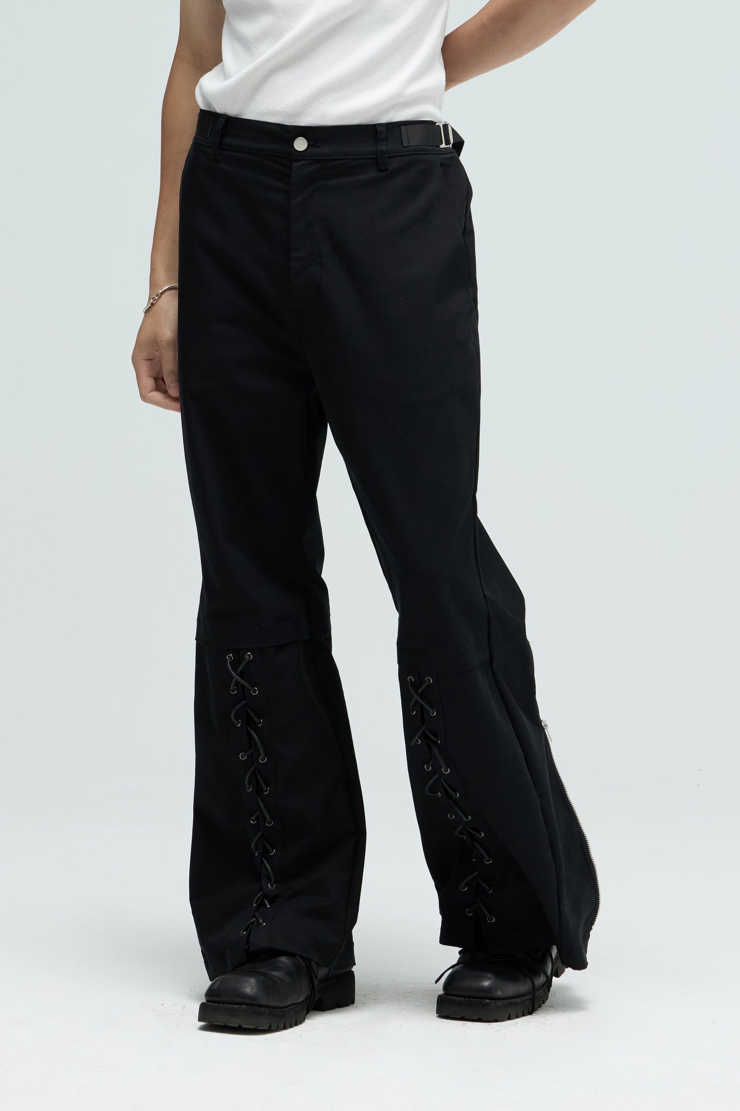 Boxer Flared Pants - Black