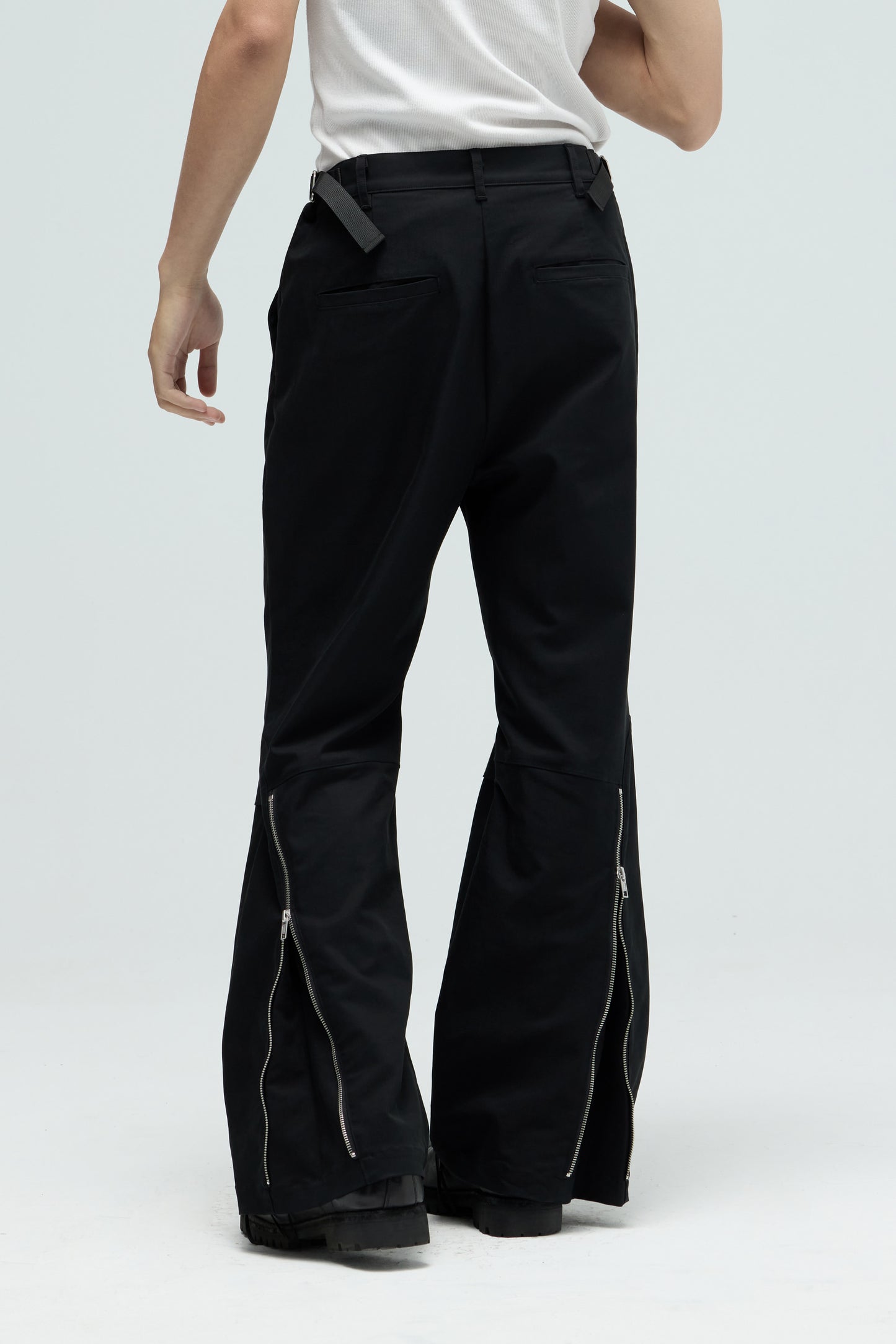 Boxer Flared Pants - Black