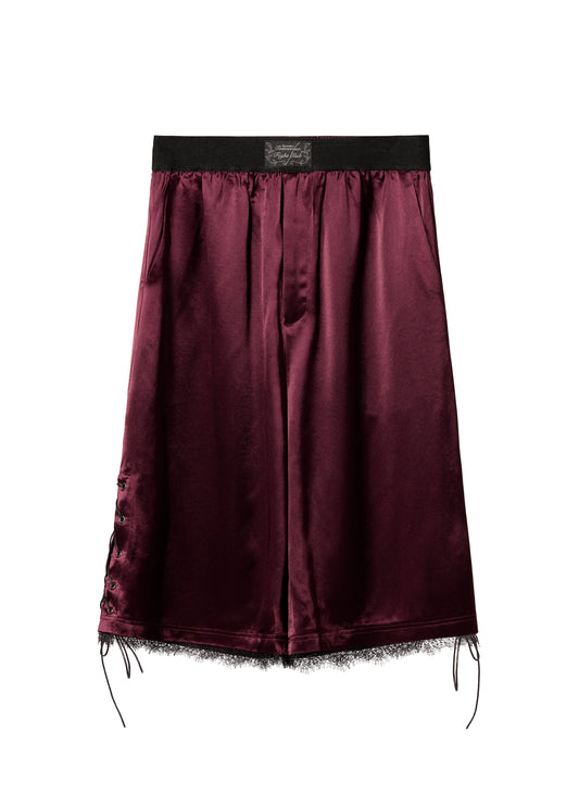 Fight Club Shorts - Burgundy