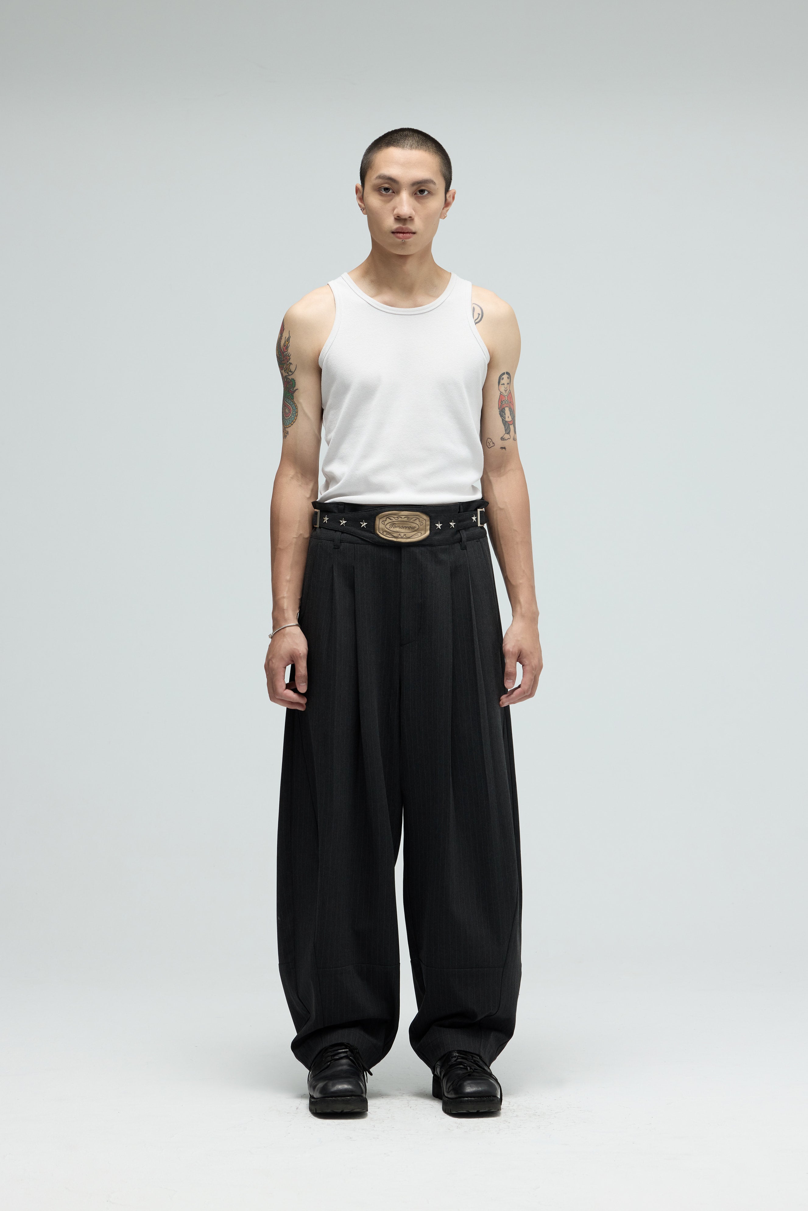 Champion Wide Pants - Dark Gray