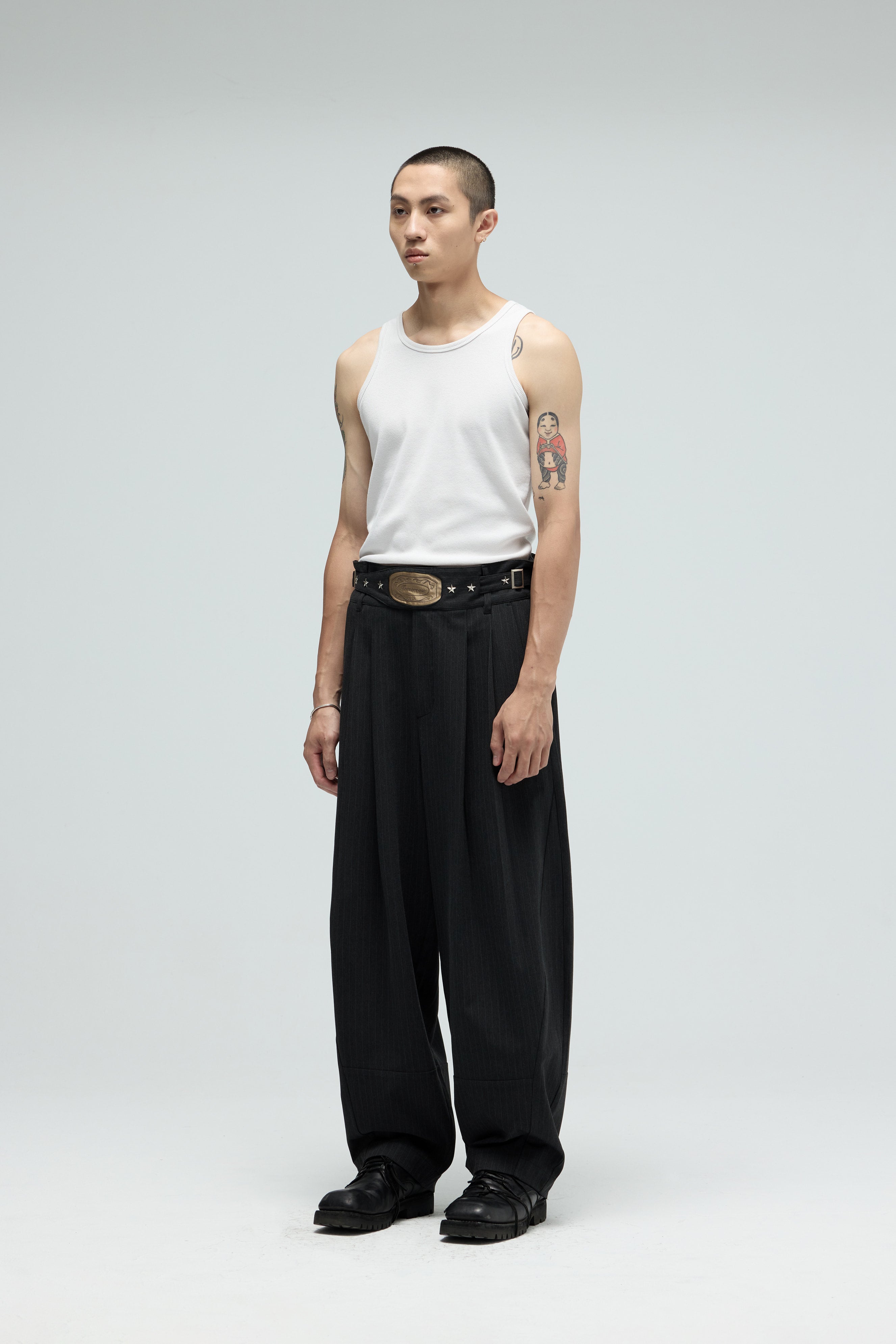 Champion Wide Pants - Dark Gray
