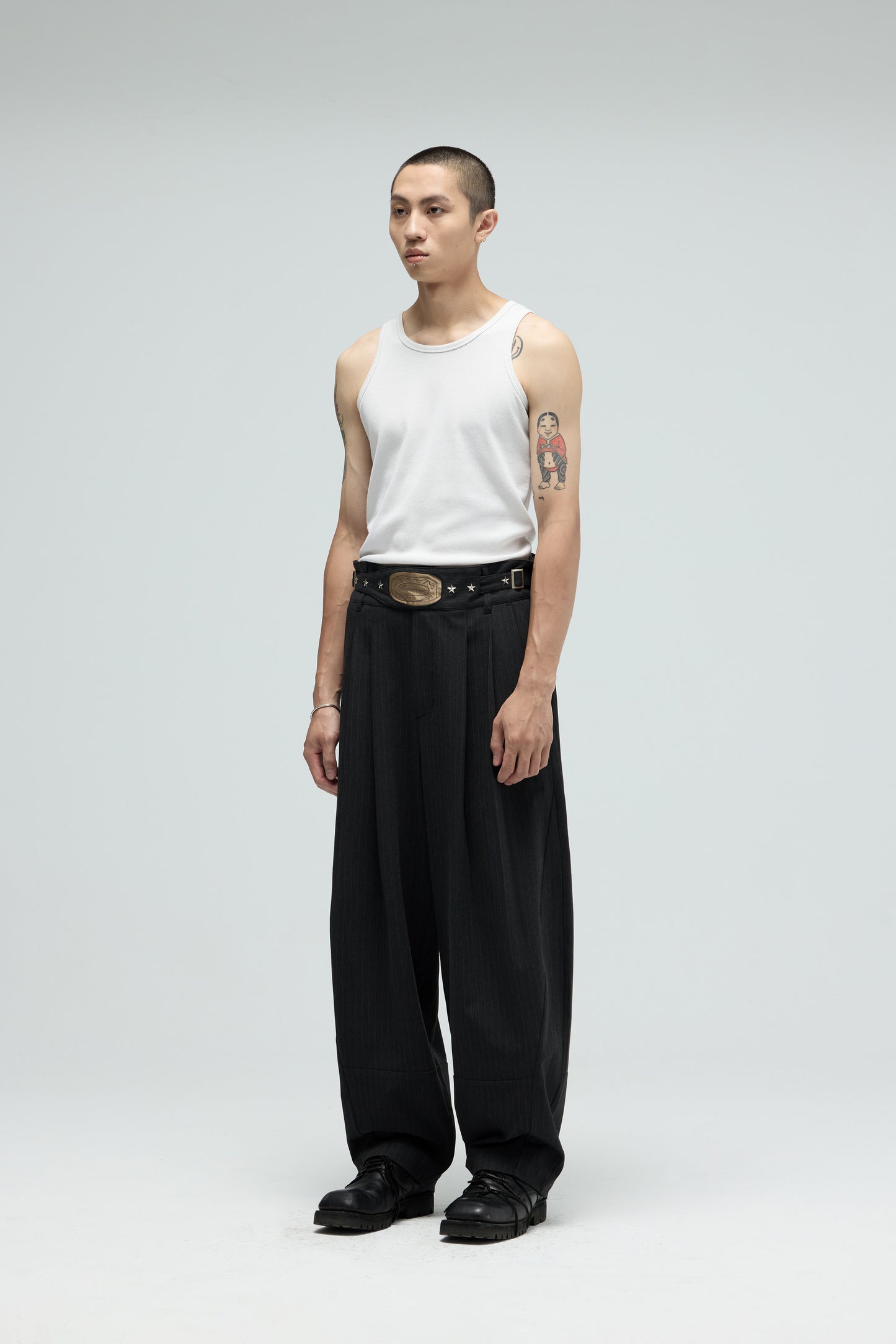 Champion Wide Pants - Dark Gray