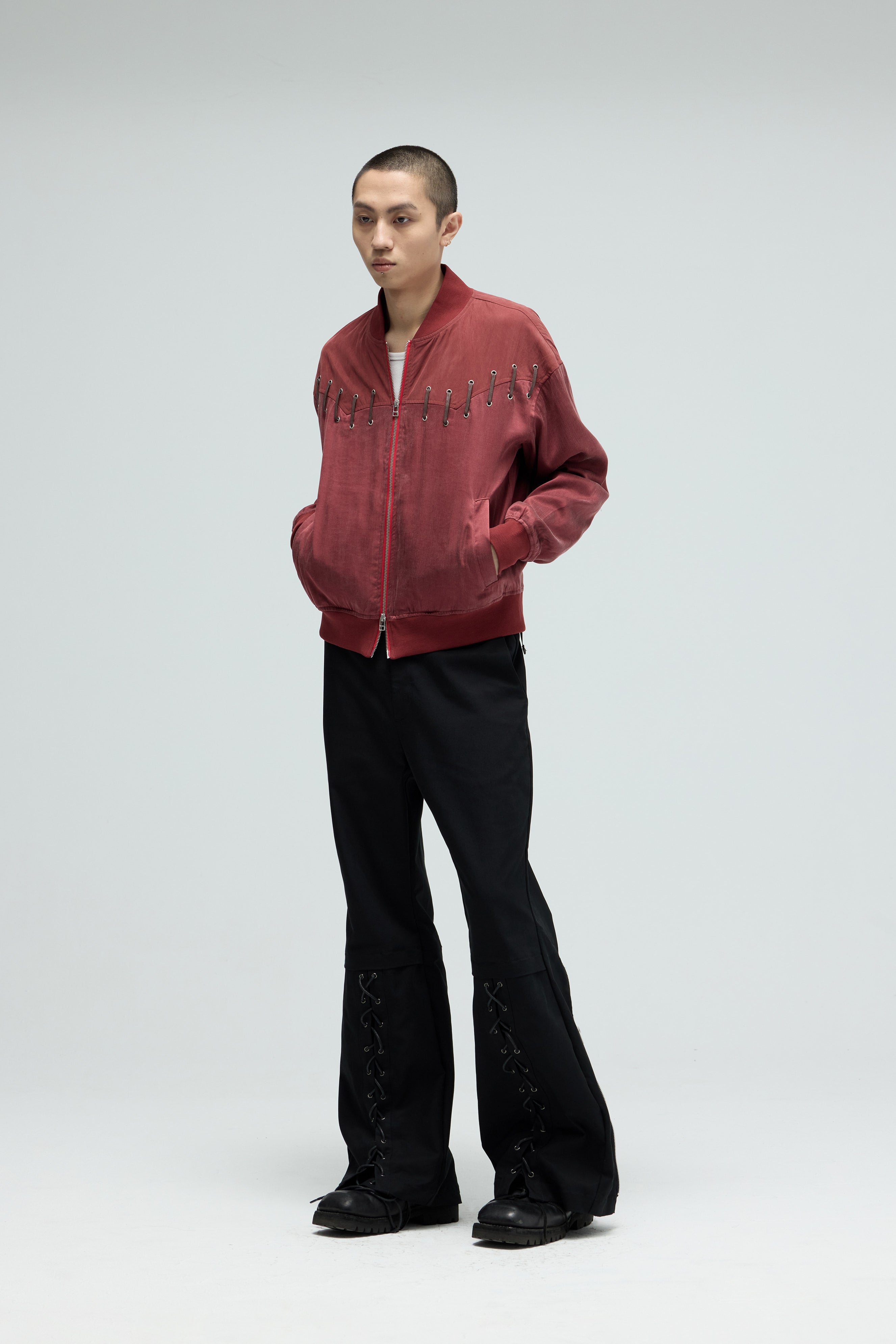 Rodeo Bomber Jacket - Red